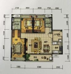 佛山美的花湾城3座03单元4座06单元110.00㎡