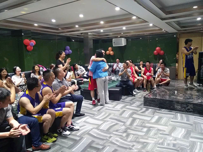 篮球友谊赛 8月生日会